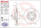 Brembo 09.7196.11 Disc Brake Rotor - Rear - view 4