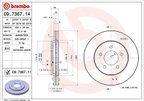 Brembo 09.7367.11 Disc Brake Rotor - Front - view 2