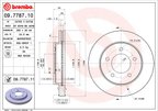 Brembo 09.7787.11 Disc Brake Rotor - Front - view 3