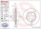 Brembo 09.8304.11 Disc Brake Rotor - Front - view 4