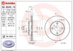 Brembo 09.8545.11 Disc Brake Rotor - Front - view 7