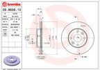 Brembo 09.8656.10 Disc Brake Rotor - Front - view 3