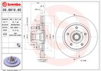 Brembo 09.8816.80 Disc Brake Rotor - Front - view 3