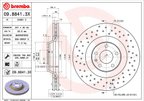 Brembo 09.8841.3X Disc Brake Rotor - Front - view 2