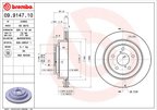 Brembo 09.9147.10 Disc Brake Rotor - Rear - view 7