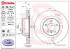 Brembo 09.9372.21 Disc Brake Rotor - Front - view 2