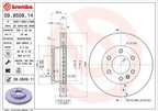 Brembo 09.9508.11 Disc Brake Rotor - Front - view 4