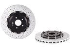 Brembo 09.9547.33 Disc Brake Rotor - Front - view 2