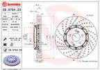 Brembo 09.9764.23 Disc Brake Rotor - Front - view 4
