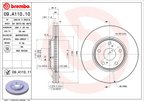 Brembo 09.A110.11 Disc Brake Rotor - Front - view 3