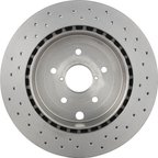 Brembo 09.A198.1X Disc Brake Rotor - Rear - view 5