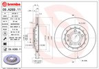 Brembo 09.A269.11 Disc Brake Rotor - Rear - view 3