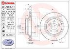 Brembo 09.A358.11 Disc Brake Rotor - Rear - view 2