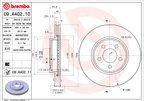 Brembo 09.A402.11 Disc Brake Rotor - Front - view 2