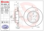 Brembo 09.A405.11 Disc Brake Rotor - Rear - view 2