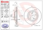 Brembo 09.A407.11 Disc Brake Rotor - Front - view 3