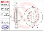 Brembo 09.A408.11 Disc Brake Rotor - Front - view 4