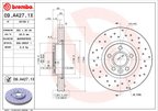 Brembo 09.A427.1X Disc Brake Rotor - Front - view 2