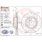 Brembo 09.A599.1X Disc Brake Rotor - Front - view 7
