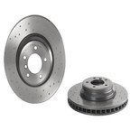 Brembo 09.A599.1X Disc Brake Rotor - Front - view 5