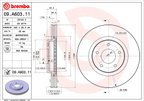 Brembo 09.A603.11 Disc Brake Rotor - Front - view 3
