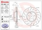 Brembo 09.A621.31 Disc Brake Rotor - Front - view 4