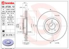Brembo 09.A728.11 Disc Brake Rotor - Front - view 3