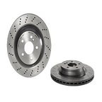 Brembo 09.A818.21 Disc Brake Rotor - Rear - view 1