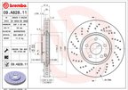 Brembo 09.A828.11 Disc Brake Rotor - Front - view 4