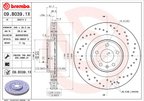 Brembo 09.B039.1X Disc Brake Rotor - Front - view 2