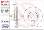 Brembo 09.B266.11 Disc Brake Rotor - Front - view 2