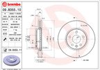 Brembo 09.B355.11 Disc Brake Rotor - Front - view 4