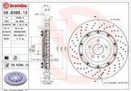 Brembo 09.B386.13 Disc Brake Rotor - Front - view 4