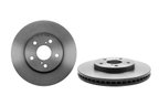 Brembo 09.B452.11 Disc Brake Rotor - Front - view 2