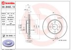 Brembo 09.B460.11 Disc Brake Rotor - Front - view 3