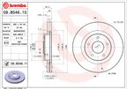 Brembo 09.B546.11 Disc Brake Rotor - Front - view 2