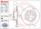 Brembo 09.B569.11 Disc Brake Rotor - Rear - view 2