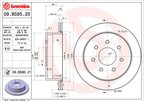 Brembo 09.B595.21 Disc Brake Rotor - Rear - view 2