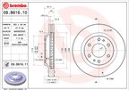 Brembo 09.B616.11 Disc Brake Rotor - Front - view 4