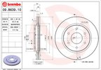 Brembo 09.B639.10 Disc Brake Rotor - Front - view 4