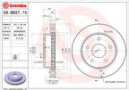 Brembo 09.B657.11 Disc Brake Rotor - Front - view 2