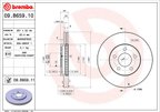 Brembo 09.B659.11 Disc Brake Rotor - Front - view 2