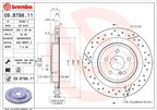Brembo 09.B788.11 Disc Brake Rotor - Rear - view 4