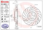 Brembo 09.B805.11 Disc Brake Rotor - Front - view 7