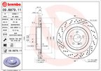Brembo 09.B879.11 Disc Brake Rotor - Rear - view 7