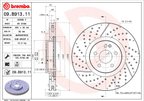 Brembo 09.B913.11 Disc Brake Rotor - Front - view 4