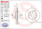 Brembo 09.C173.11 Disc Brake Rotor - Front - view 7