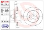 Brembo 09.C178.11 Disc Brake Rotor - Rear - view 7