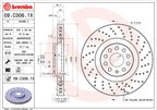 Brembo 09.C306.1X Disc Brake Rotor - Front - view 6