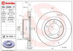 Brembo 09.C500.11 Disc Brake Rotor - Front - view 7